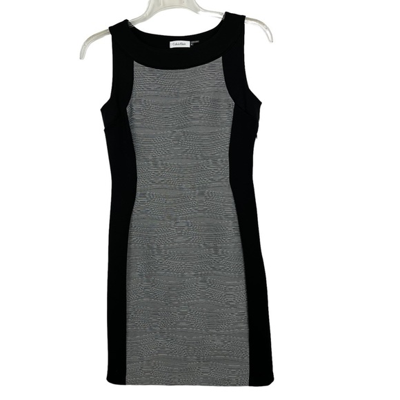 Calvin Klein Black and Gray Dress - Picture 1 of 7